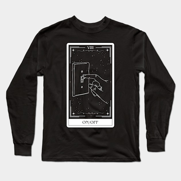 On/Off Dnd 5e Spells Tarot Card Dungeons and Dragons Gift Long Sleeve T-Shirt by JaeSlaysDragons